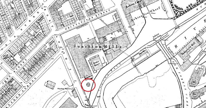 Ashton-under-Lyne Junction Mills chimney (2013 images) - 03