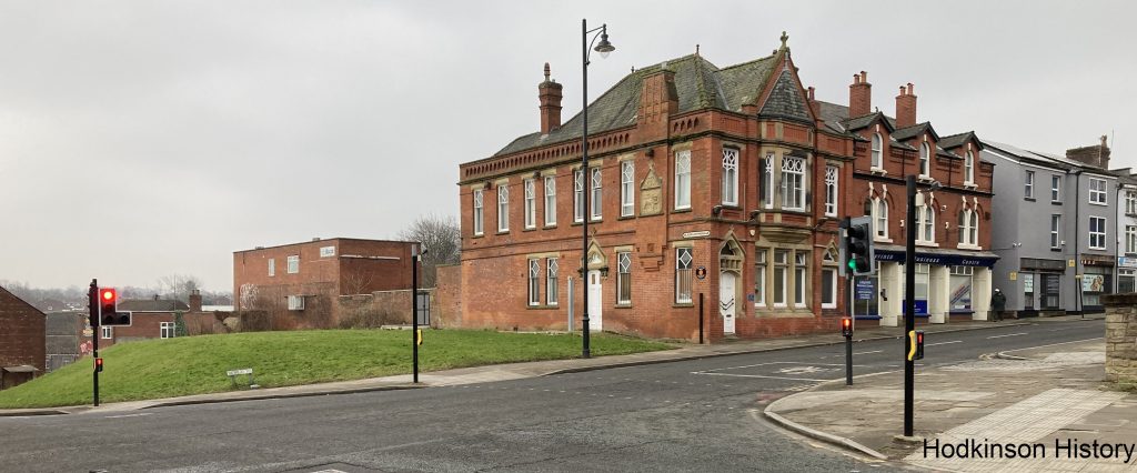 Hodkinson History. Location of he Tabernacle Chapel on Middle Hillgate, Stockport.