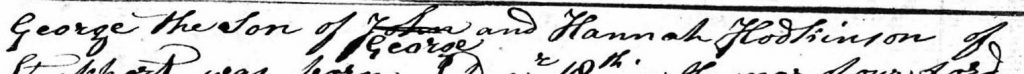 Hodkinson History. Pastor Solomon Ashton's 1809 corrected Hodkinson name errors. 1