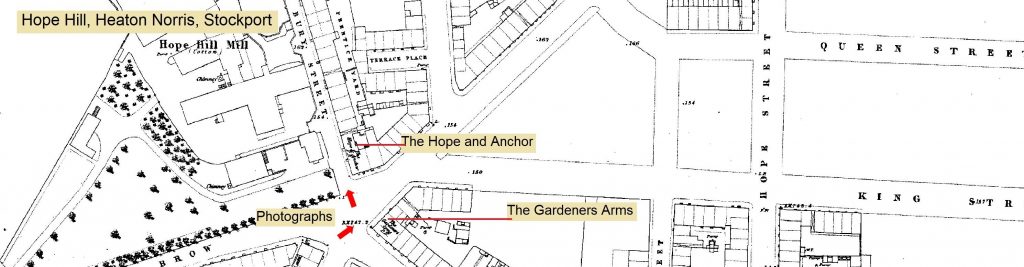 Hodkinson History. 1839-1841 - public houses in Hope Hill, Heaton Norris, Stockport.