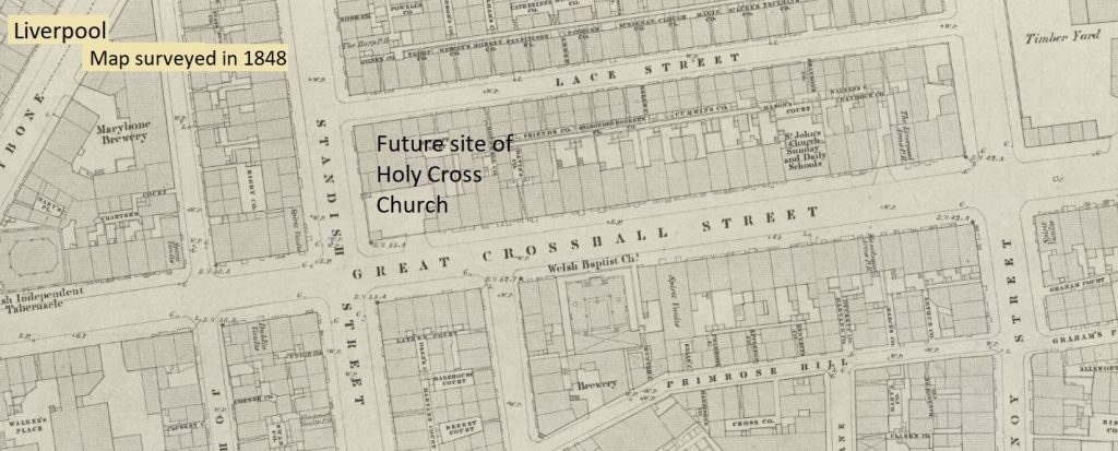 HodkinsonHistory.co.uk The 1861 marriage of Teresa O'Gorman and Francis Farrar, Holy Cross Church, Liverpool.