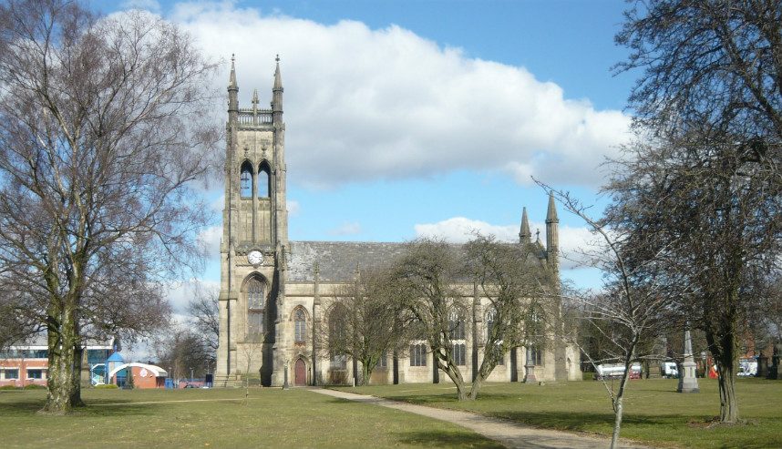 Samuel Hodkinson (1868 - 1891) and John William Hodkinson (1869 - 1942). St Peter’s Church, Ashton-under-Lyne.