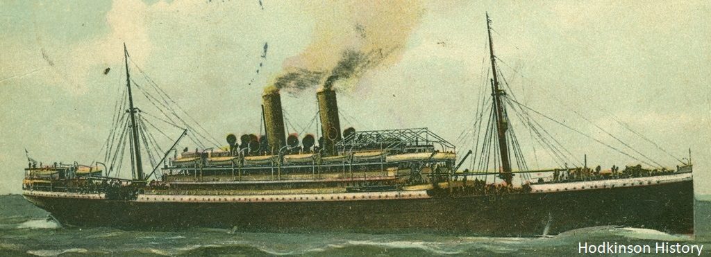John William Hodkinson (1869-1943). SS Konigin Louise.