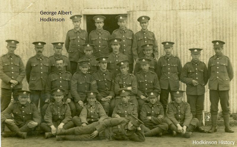 George Albert Hodkinson (1897-1918). Prees Heath Camp. George Albert Hodkinson (1897-1918). Prees Heath Camp.