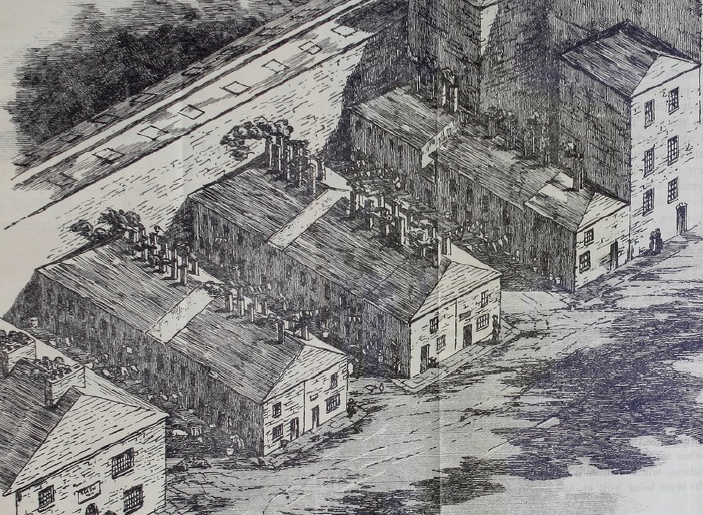 Back-to-back houses in Manchester. A lecture on the sanitary condition of Chorlton-upon-Medlock by John Hatton, 1854.