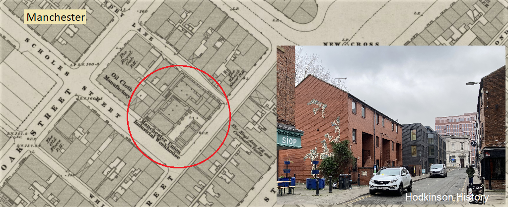 Hodkinson History. Manchester Union Industrial Workhouse, Tib Street, Manchester.
