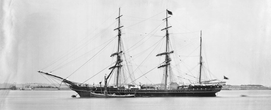 Lucy Hodkinson (1836-1893). The barque Indus took her to Australia. (Image © National Maritime Museum, Greenwich, London.)
