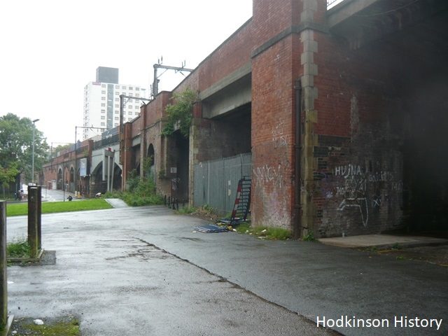 Hodkinson History. Cross Street, Manchester, 1843 birthplace of Sarah Ellen Hodkinson (Birtles).