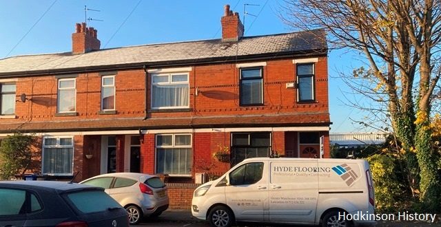 Hodkinson History. The Hodkinsons' home on Hurst Street, Reddish. 3 Hodkinson History. The Hodkinsons' home on Hurst Street, Reddish. 3