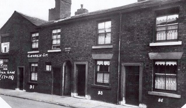 James Hodkinson (1841 -1881). 1960s photograph of Church Street, Ashton-under-Lyne. James Hodkinson (1841 -1881). 1960s photograph of Church Street, Ashton-under-Lyne.